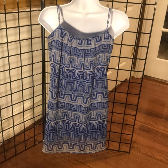 Blue Patterned Dress - Picture 3 of 3
